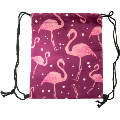 Turnbeutel mit Allover-Print - Pink Flamingo - Cosey