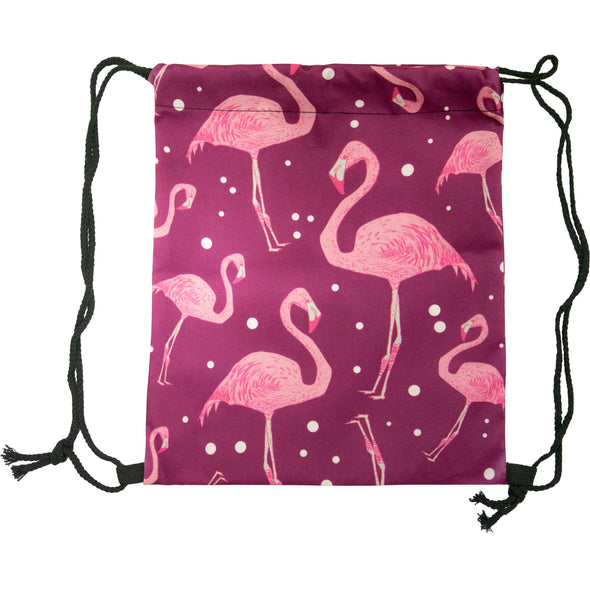 Turnbeutel mit Allover-Print - Pink Flamingo - Cosey