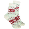 5er-Set Warme Damen Socken in Größe 33- 40 Design Rentier - Cosey