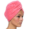 Flauschiges Mikrofaser Kopf-Handtuch 400 g/m² Coral FLeece Pink - Cosey
