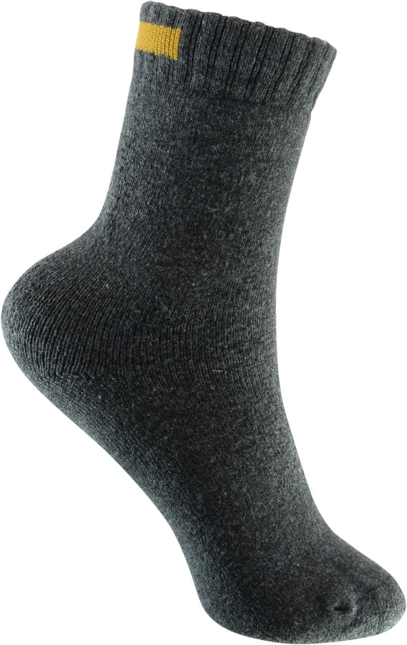 Dicke Herren Socken in Grau-Gelb 40 - 45 - Cosey