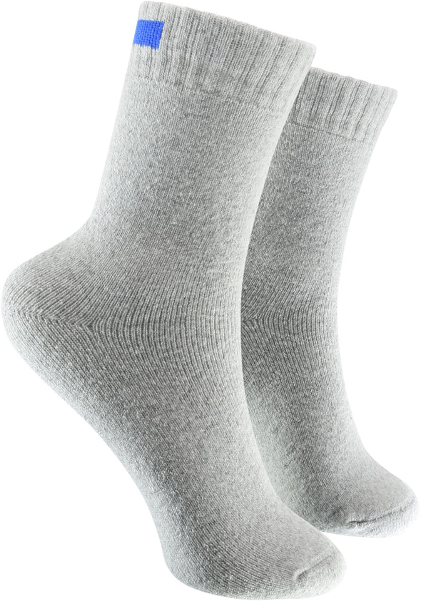 Dicke Herren Socken in Weiß-Blau 40 - 45 - Cosey