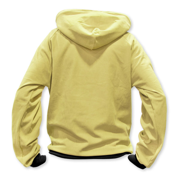 Unisex Hoodie Kapuzen-Pullover Sweater in Gelb-Schwarz REG FIT