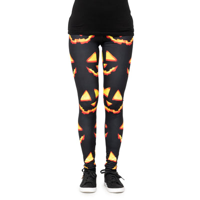 Halloween Leggings Kürbis