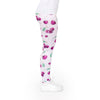 Dekor-Leggings im Design Kirschen Pink - Cosey