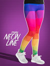 Neon Leggings Triangle Design 01 - Cosey