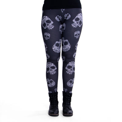Halloween Leggings Skull