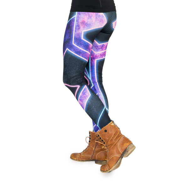 Dekor-Leggings im Design Cyber Pants