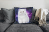 Kissenbezug mit Motiv für Dekokissen 45x45 Design Space Cat - Cosey