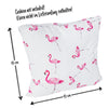 Kissenbezug mit Motiv für Dekokissen 45x45 Design Flamingos - Cosey
