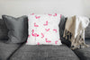 Kissenbezug mit Motiv für Dekokissen 45x45 Design Flamingos - Cosey