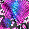 Dekor-Leggings im Design Purple Snake - Cosey