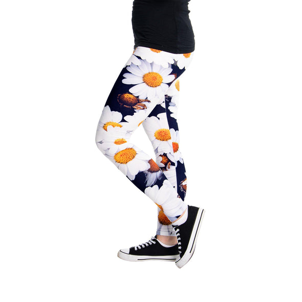 Flower-Leggings im Design Margerite - Cosey