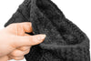 Gefüttertes weiches Strick Stirnband mit Innenfleece in schwarz - Cosey