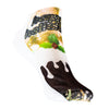 1 Paar Sneaker Socken Größe 33-40 Design Fröhliche Ferien - Cosey