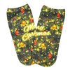 1 Paar Sneaker Socken Größe 33-40 Design Weihnachtsbaumschmuck - Cosey
