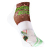 1 Paar Sneaker Socken Größe 33-40 Design Weihnachtsmütze - Cosey