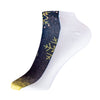 1 Paar Sneaker Socken Größe 33-40 Design Schneekristalle - Cosey