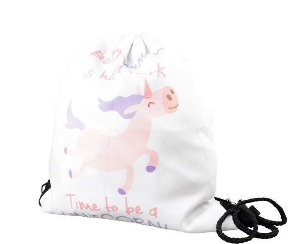 Turnbeutel mit Allover-Print - Time to be a unicorn - Cosey
